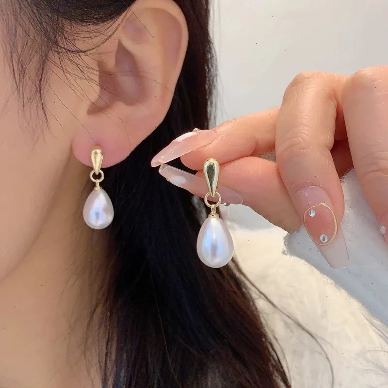 Pendientes De Perlas, Exquisito Regalo De Novia Para Mujer.