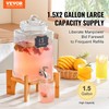 VEVOR Beverage Dispenser, 1.5 Gallon Drink Dispensers for Parties, 1PC,Glass