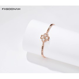 FIIGOONAH Christmas Mom Gift, Engraved ‘Always My Mother Forever My Friend’ 4 Leaf Clover Bangle Bracelet, Rose Gold Women Jewelry, Birthday Anniversary Valentines Xmas Presents from Son Daughter
