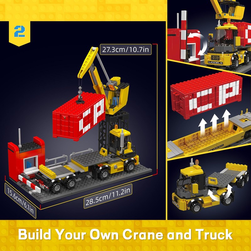 Mould King 12027 Diesel Locomotive Train Building Sets with a