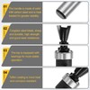 sourcing map 4pcs Dovetail Router Bits 1/4" Shank 1/2+5/8" Dia