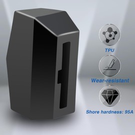 FUSCH Upper Left & Right Hood Bumper Support Hood Latch Bumper Support Compatible with Peterbilt 579/ Kenworth T680 T880 Replace#: L85-6082 M75682