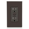 Leviton Dual-Function AFCI/GFCI Outlet, 15 Amp, Self Test, Tamper-Resistant with