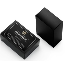 Malik's Organics - Activated Charcoal Soap with Tea Tree Oil, Handcrafted & Organic, Detoxifying Cleanse