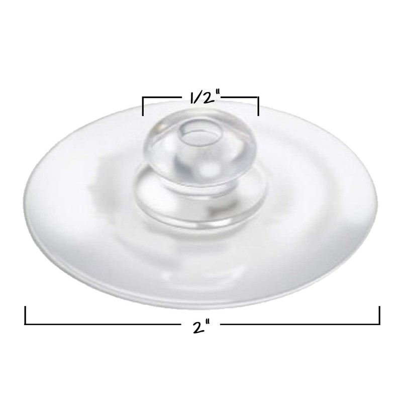 Nature Anywhere Replacement Suction Cups (4-Pack) - 2 Inch Diameter