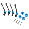 Metal Driveshaft Assembly Hex Wheel Hubs Combiner CVD for Traxxas