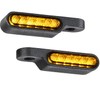 ToXx Motorcycle LED Mini Indicator Custom Short for Handlebar Fitting