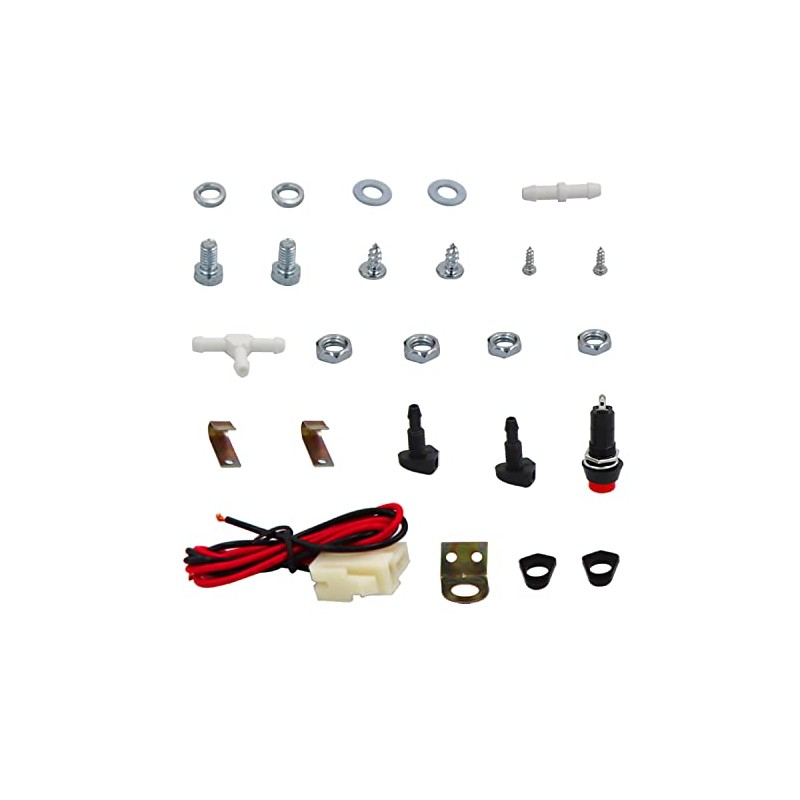 VQRTKS Windshield Washer kit, 12V Universal Car Windshield Washer Pump
