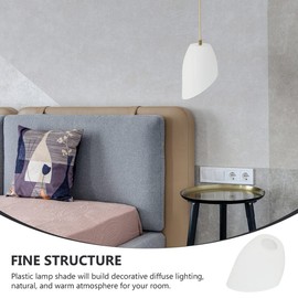 Horseshoes Replacement Lampshades 2Pcs Inclined Horseshoe Shape Light Covers,30mm Plastic Horseshoe Lamp Shade Cover,Floor Lamp Light Covers, Replacement Horseshoe Lampshade