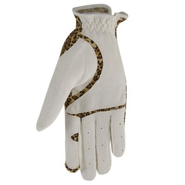 MIC 39 GOLF FIT39 Gloves, Unisex, MGF-220N, Right Handed (Left Handed), Leopard/White, S