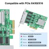 100M/1000M/2.5G NIC Network Card, Quad RJ-45 Port, with Realtek RTL8125BG