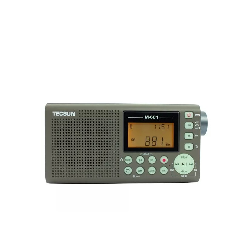 Tecsun M-601 Portable FM Radio Receiver Bluetooth Voice Recorder MP3