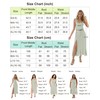 Plus Size Midi Semi Formal Dresses Ruffle Slit Bridesmaid Dresses