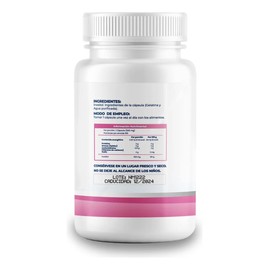 Citrato De Magnesio E Inositol 500mg - 100 Cáps. Por Frasco Sabor Sin Sabor