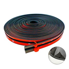 16.4 Ft Windshield Rubber Seal Car Weather Stripping Trim T Shape Sealing Strip for Car Front Rear Windshield(14mm)