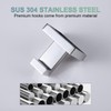 KOKOSIRI Bath Towel Hook Wall Mount Square Robe Hook Coat
