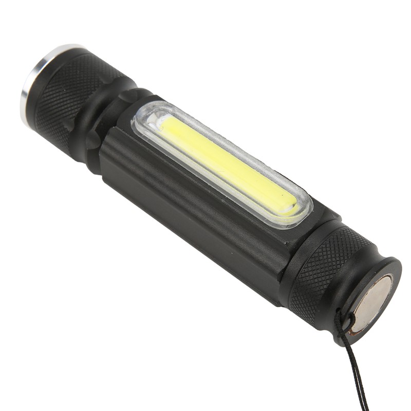 Flashlight Rechargeable Portable Aluminium Waterproof Nonslip Wearproof Pocket Flashlight