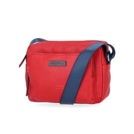 Nautica Out and About - Bolso bandolera ajustable para mujer, Rojo -, Talla unica