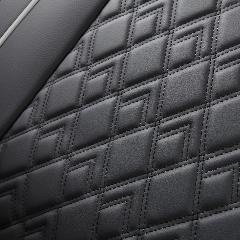 JOJOBAY Chevy Silverado Seat Covers,Leather Seat Covers for GMC Sierra,Custom