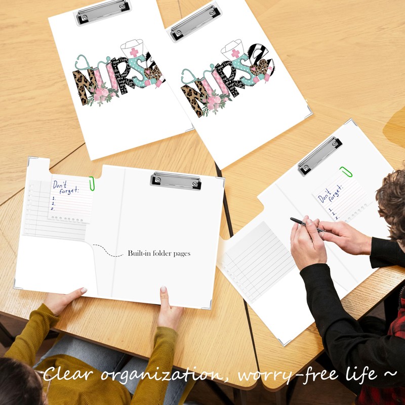 APJYM Nursing Clipboard with Storage for Office Desk, Nurse Appreciation