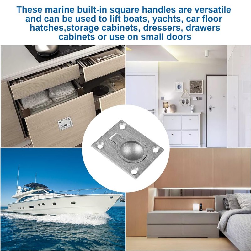 SPEACOUR Hatch Handle Flat Door Handle Inlet Handle Invisible Handles