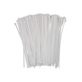 Kafton Pack of 100 Natural Cable Zip Ties, UL Nylon, Perfect for PC, Bicycle Tie Wrap DIY Home Wire Vegetable Garden Office (200mm x 2.5mm) Natural