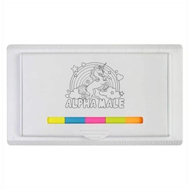'Alpha Male' Sticky Note Ruler Pad (ST00036748)