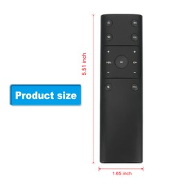 New XRT133 Replace Remote Control Compatible with VIZIO Smart TV E48-d0 E50-d1 E55-d0 E550d0 E480-d0 48d0 E50d1 E55d0 E550d0 E480d0