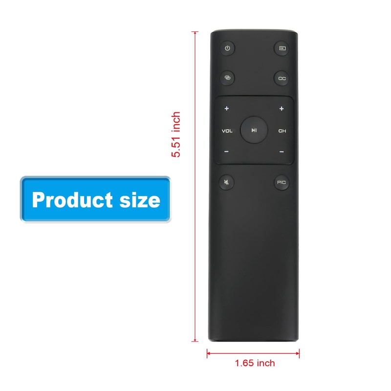 New XRT133 Replace Remote Control Compatible with VIZIO Smart TV