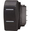 BLUE SEA SYSTEMS Contura Switch, Black, DPDT on-off-on, MFG 8286,