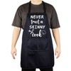 CENWA Chef Gift Skinny Cook Aprons with Pockets Never Trust