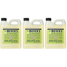Mrs. Meyers Liquid Hand Soap Refill Lemon Verbena, 3 Pack (33 oz)