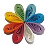 JUYA QP540C40H-07 Thick Multicolor Quilling Strips Set, 160+ GSM 40