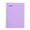 Mintra Office Small Spiral Notebooks (5x7 Side Spiral 4pk, Pastel)