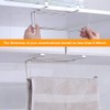 Paper Towel Hanger Holder Stainless Steel Kitchen Roll Paper Towel
