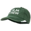 e4Hats.com Film Crew Embroidered Washed Cap - Dk Green OSFM