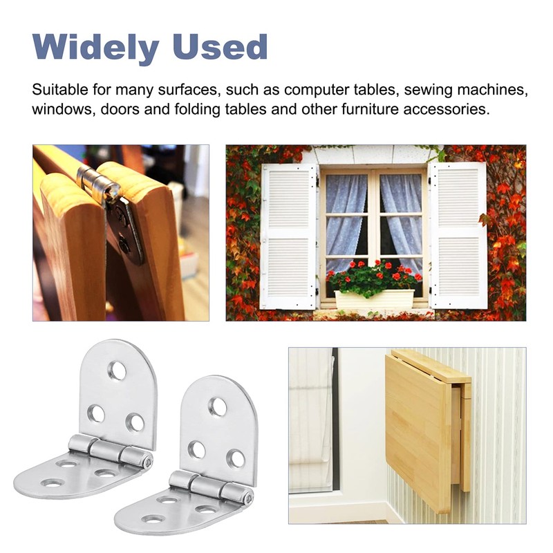 Stainless Steel Door Hinge 270 Degree Pack of 6 Door