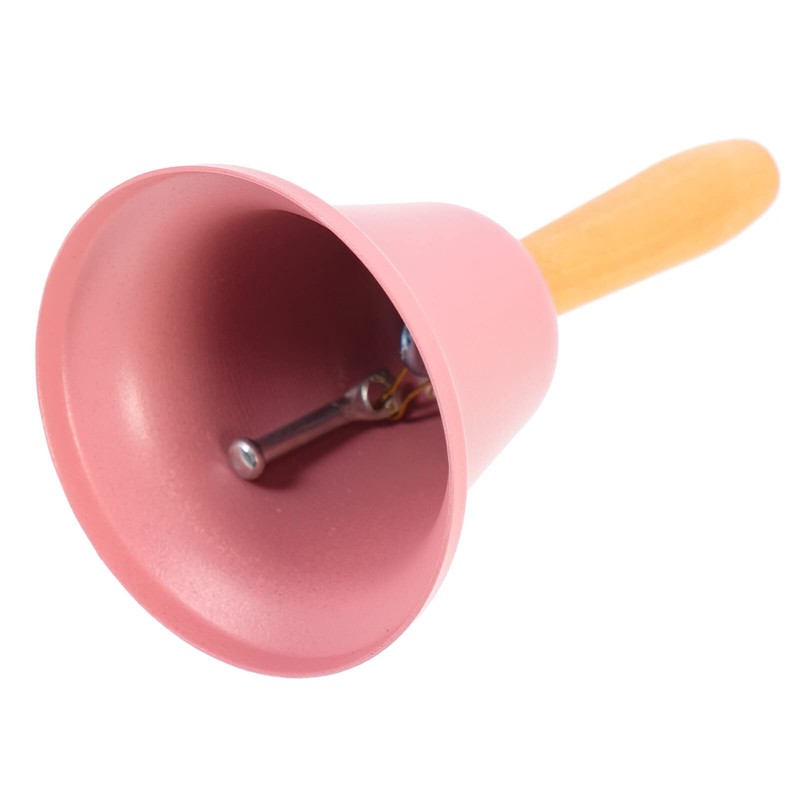 MAGICLULU 1Pcs Xmas Hand Call Bell Handbell with Wooden Handle