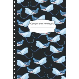 Stingray Composition Notebook: Pretty Stingray Blank Lined Journal: 100 pages 6x9" Stingray Journal For Girls, Kids, Adults, Students, Teachers, ... Journal, Perfect Gifts For Stingray Lovers