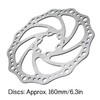 160mm Disc Brake Rotor for Mountain Bikes, 6.3 inches (160