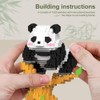 YANGUN Mini Panda Building Blocks, 3-Piece Panda Clamping Building Blocks