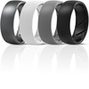 Saco Band Silicone Ring for Men - 8mm Width 2.3mm