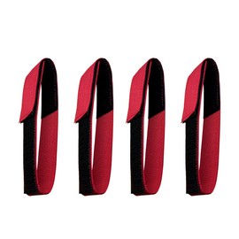 Soft Top Roof Tie Down Strap for Jeep Wrangler JK,Adjustable Soft Top Tension Strap,Red(Pack of 4)