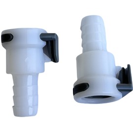 Wreero Replacement F-236 Part for Sleep Number Bed Fits Air Hose Quick-Connect Female Connector (fits Beds with 3/8" Inside Diameter Hoses) 2 Pack