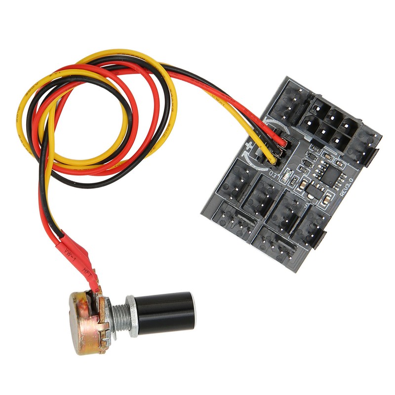 PWM Fan Hub DC 12V 8 Channel Flexibility Fan Power
