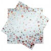 Oaktree Sparkling Fizz Rose Gold 33cm x 33cm 3-ply Napkins