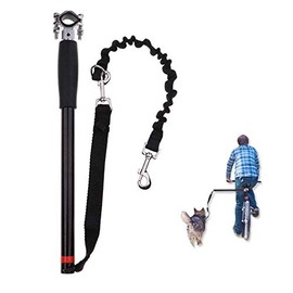 MoonyLI Bike Dog Leash Hand Free Dog Bicycle Exerciser Leash Bike Attachment Hands Free for Bicycle Riding Dogs Trainer Exerciser Dog Leash for Exercising Training Jogging Cycling and Outdoor