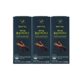 Trueen Envital Red Ginseng Stick Ginsenoside Liquid 20.2 10ml X3 / 엔바이탈 홍삼 스틱 진세노사이드 액상 20.2 10ml X3