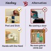 Neobay Child Proof Door Lock with Adjustable Door Strap and