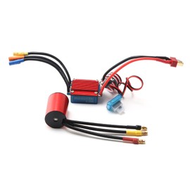 GoolRC S2435 4800KV Brushless Motor 4P Sensorless 25A Brushless ESC Electric Speed Controller for 1/16 1/18 RC Car Truck Car Motor